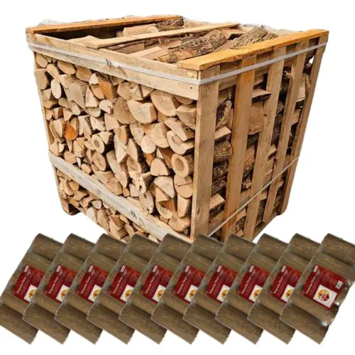 Ash Crate and heat log bundle