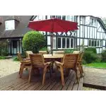 Eight Seat Circular Dining Set