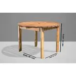 wooden garden furniture table