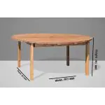 wooden garden table