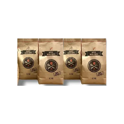 2x Apple and 2x Cherry smoking chip set